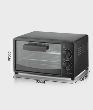 Mini Elektrische Oven 12L - Multifunctioneel voor Gebak, Toast, Pizza & Meer