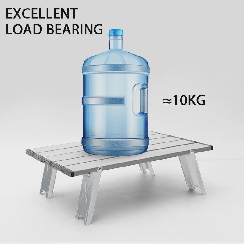 WESTTUNE Mini Campingtafel - Ultralicht Opvouwbaar Aluminium Tafelblad voor Buiten, Backpacking & BBQ