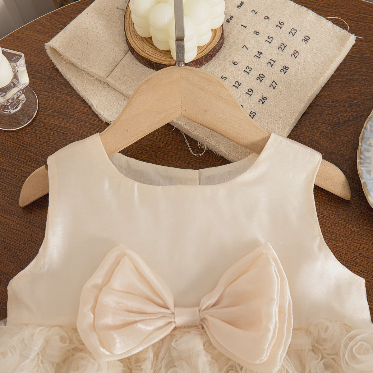 Schattige Baby Meisjes Jurk Zomer - Prinsessenjurk met Strik en Bloemenprint