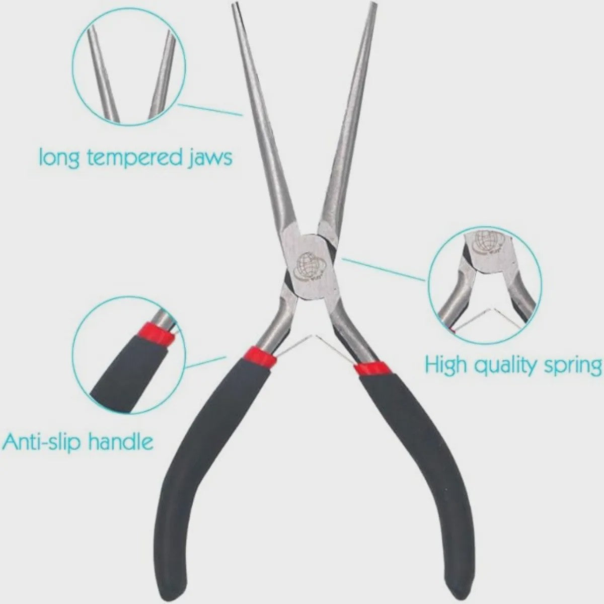 Lange Neus Tang - Precisie Tang voor Reparatie, Hobby & Sieraden Maken