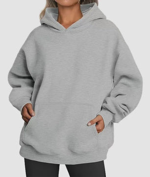 Oversized Fleece Hoodie Dames & Heren - Warm & Stijlvol voor Lente/Herfst