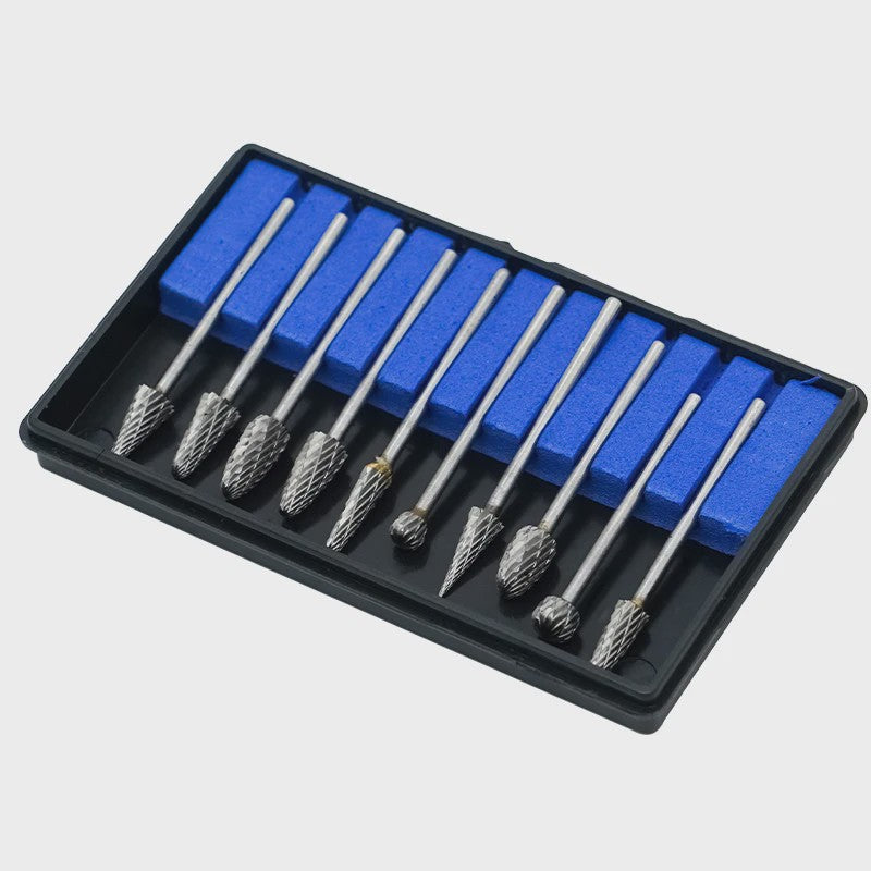 10-delige Set Tandheelkundige Carbide Frezen - Universeel Slijpen, Polijsten & Verwijderen