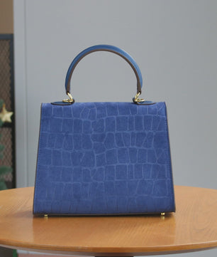 Chique Dames Handtas met Crocoprint - Stijlvol & Praktisch voor Werk