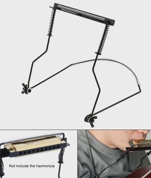 Verstelbare Harmonica Nekhouder - Universele Mondorgel Stand voor 10 Gaten
