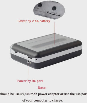USB Cassette naar MP3 Converter & Speler - Behoud je Muziekcollectie