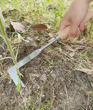 Stevige Onkruidsteker van Koolstofstaal met Ergonomische Grip - Handgereedschap voor Tuin & Tegels