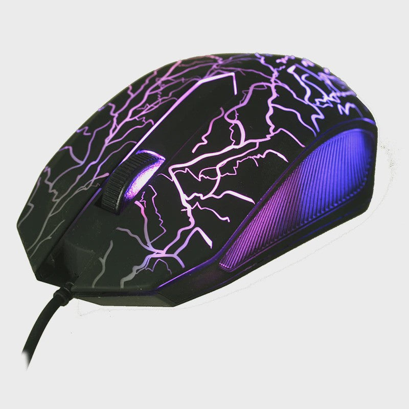 Gaming Muis met 3200DPI, Ergonomisch Design en Kleurrijke LED Verlichting