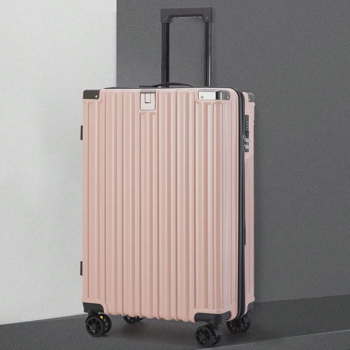 Robuuste 28-inch Trolley Koffer met Wachtwoordslot en 360° Wielen - Ideaal voor Studenten