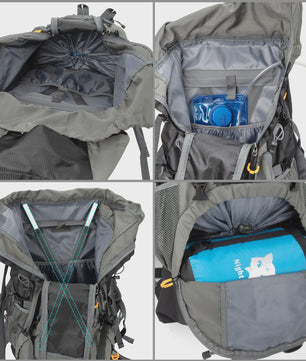 Night Cat Kampeerrugzak 70L/90L - Waterdicht, Lichtgewicht & Ademend - Outdoor Rugzak voor Wandelen & Reizen