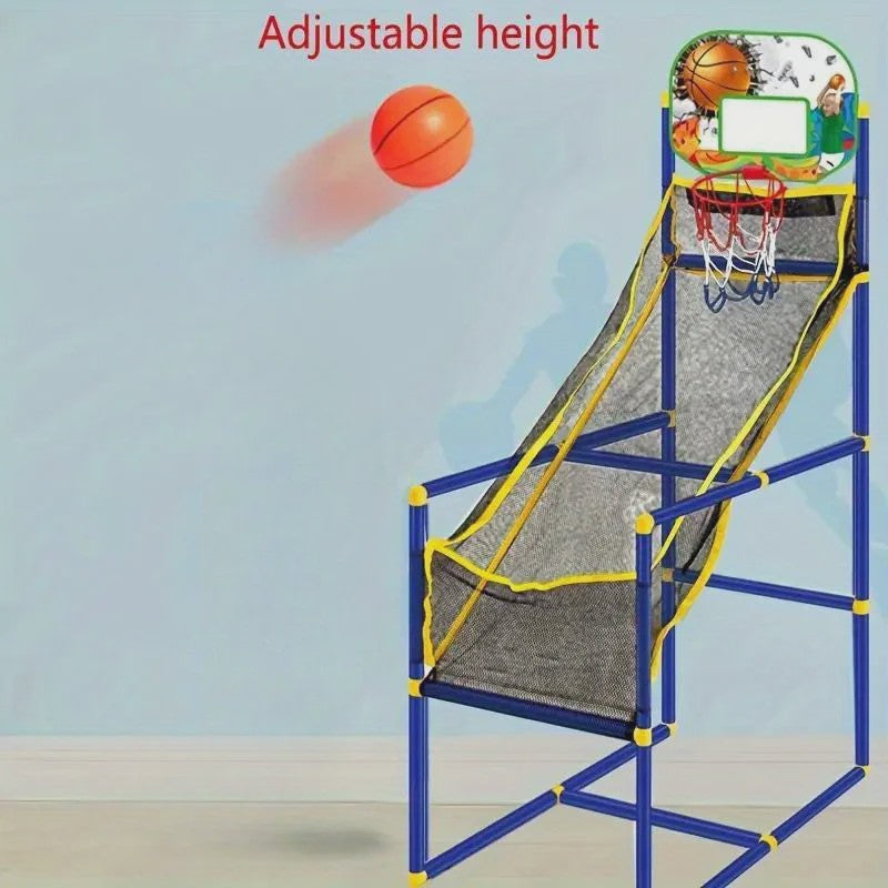 Arcade Basketbalspel Set - Indoor/Outdoor, Eenvoudige Installatie met Pomp & Ballen