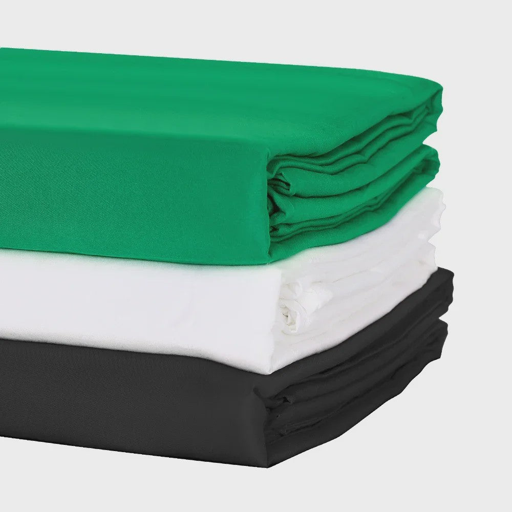 Professionele Fotografie Achtergronddoek - Katoen Muslin (Groen, Wit, Zwart, Grijs)