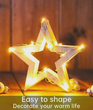 Sfeervolle Batterij-Aangedreven LED Snoerlichtjes met Koperdraad - 10-100 LED