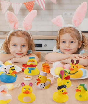 Set van 25 Mini Badeendjes - Assorti Speelgoed voor Baby Bad, Zwembad & Cruisen
