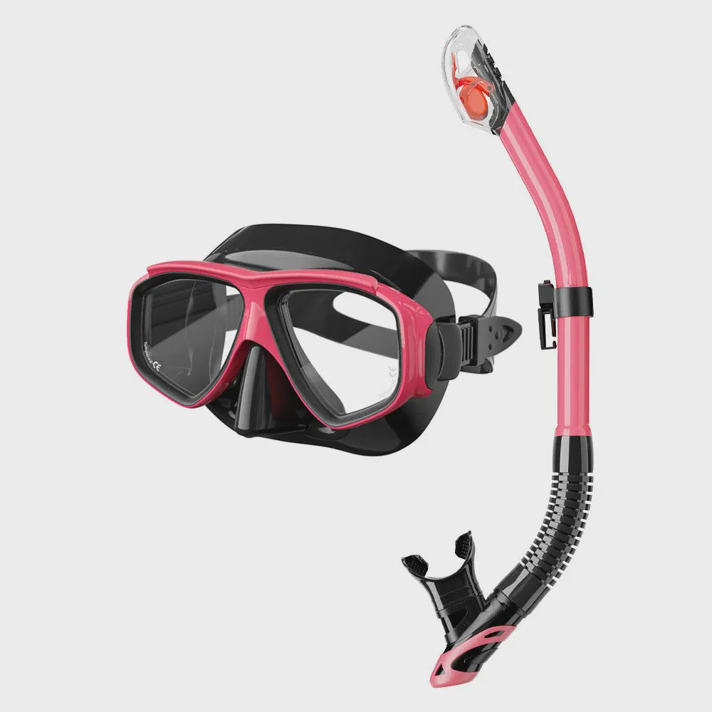 Professionele Anti-Condens Duik- en Zwemmasker met Snorkelset voor Volwassenen - UV-bescherming, Siliconen