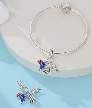 925 Sterling Zilveren Bedel Sydney Landmark & Koala - Perfect voor Pandora Armbanden