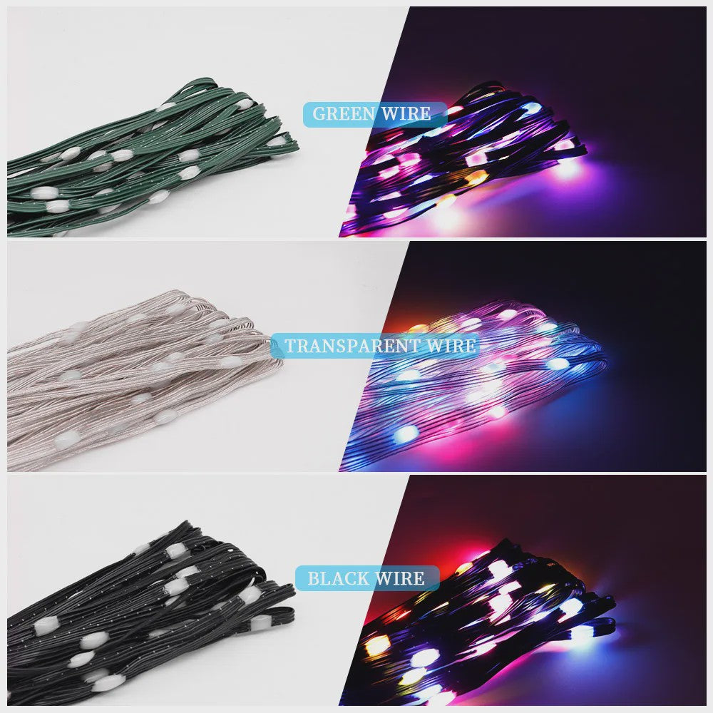WS2812B Adressable RGB LED Stringverlichting met USB Controller - Waterdicht & App Bedienbaar