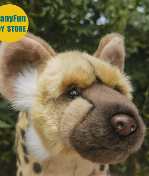 Realistische Hyena Knuffel - Levensgetrouwe Pluche Dierensimulatie voor Verzamelaars