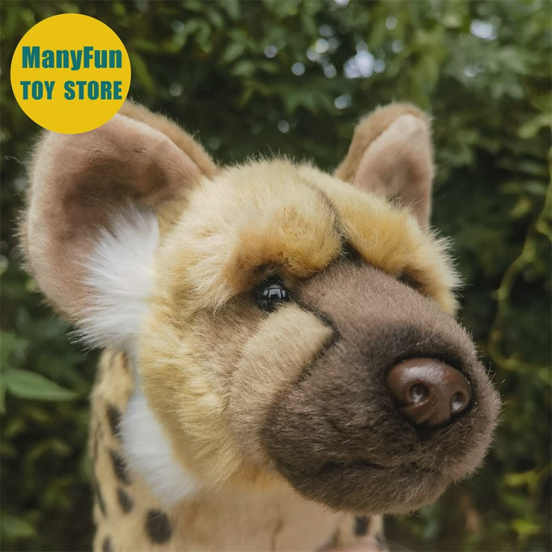 Realistische Hyena Knuffel - Levensgetrouwe Pluche Dierensimulatie voor Verzamelaars