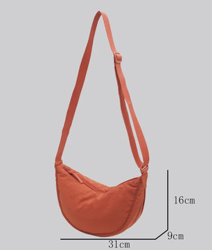 Casual Nylon Hobo Crossbody Tas Dames - Grote Capaciteit Schoudertas voor Reizen