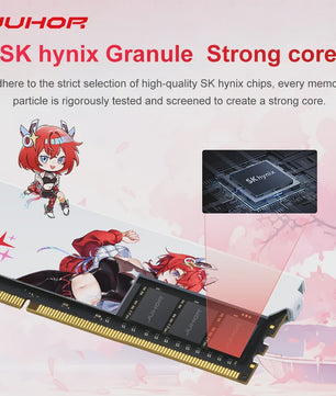 JUHOR DDR4 8GB 3200MHz CL16 Desktop RAM - Hoge Prestaties & Stabiliteit