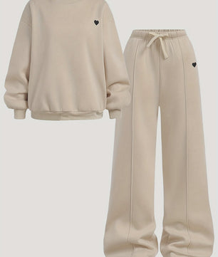 Set Meisjes Trui en Wijde Broek - Stijlvolle Herfst Outfit