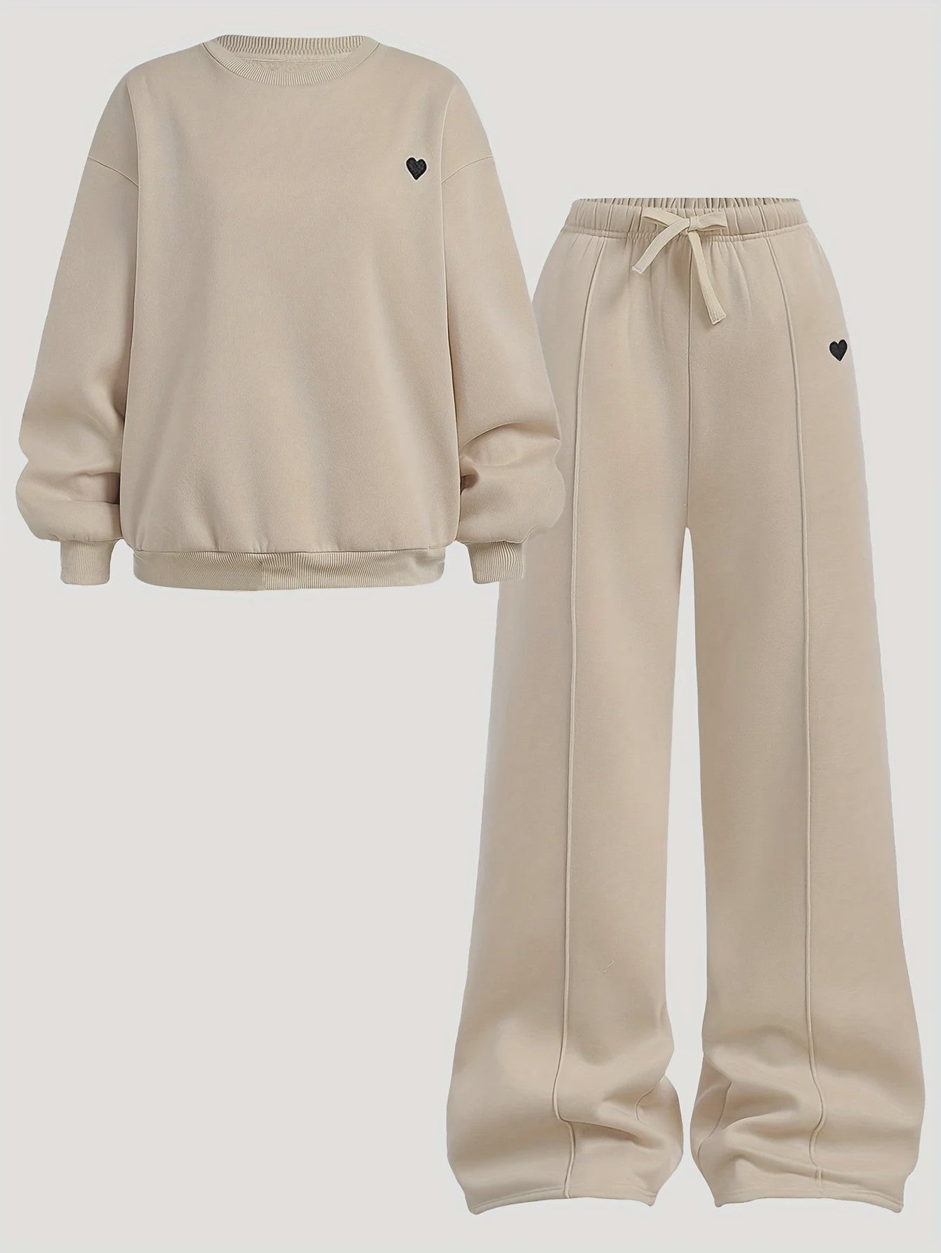 Set Meisjes Trui en Wijde Broek - Stijlvolle Herfst Outfit