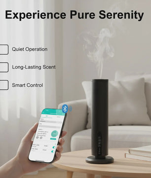 Draadloze Etherische Olie Diffuser met Bluetooth & Oplaadbaar - Koude Lucht Aromatherapie