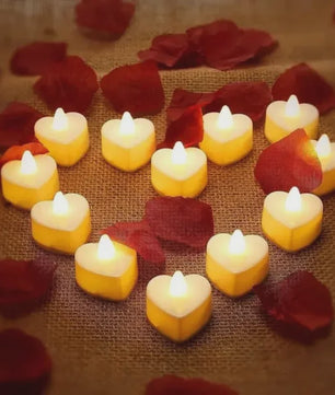 9x Hartvormige Geurkaarsen - Romantische Sfeer voor Valentijn, Bruiloft & Decoratie
