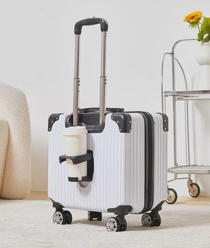 18-inch Trolley Koffer met Bekerhouder - Stijlvol en Praktisch Reisbagage