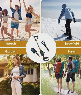 Kinder Metaaldetector MD1008A - Ergonomisch & Lichtgewicht voor Strand en Tuin Schatzoeken