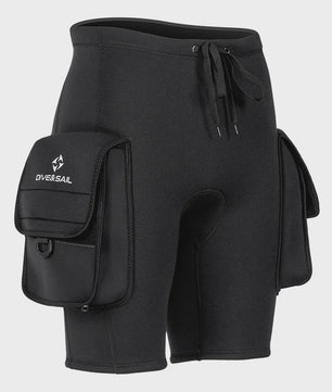 Duikshort 3mm Neopreen Heren - Waterdichte Shorts met Zakken voor Watersport