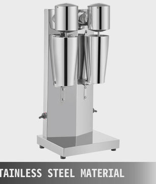 Professionele Dubbele Milkshake Maker - 800ML RVS - Automatische Boba Drank Mixer