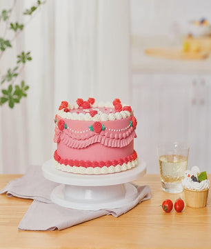 Complete Taartdecoratie Set: Draaitafel, Spatels & Schrapers