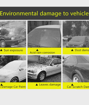 Universele Autohoes Outdoor - Waterdicht, Zonwerend, Stof- en Sneeuwbestendig
