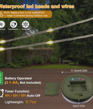 Draagbare LED Camping Lamp met Dimfunctie & SOS - Waterdicht IP64