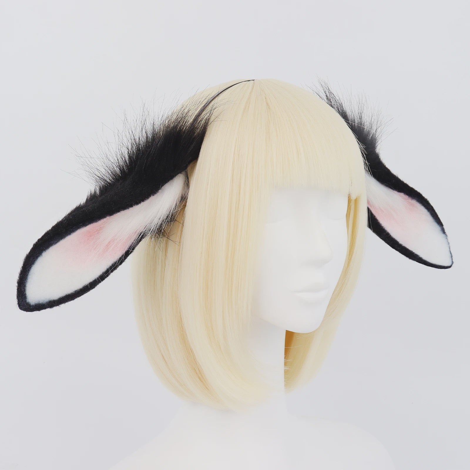 Pluche Konijnenoren Haarband - Feestelijk Accessoire voor Cosplay & Feesten