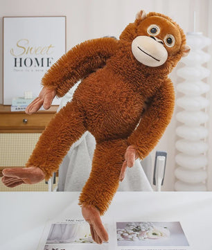 Zachte Pluche Knuffel Aap - Gorilla, Chimpansee, Orang-Oetan - 30-90cm - Perfect Cadeau