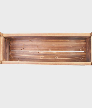 Stevige Houten Rechthoekige Bloembak Verhoogd Bed - 90cm
