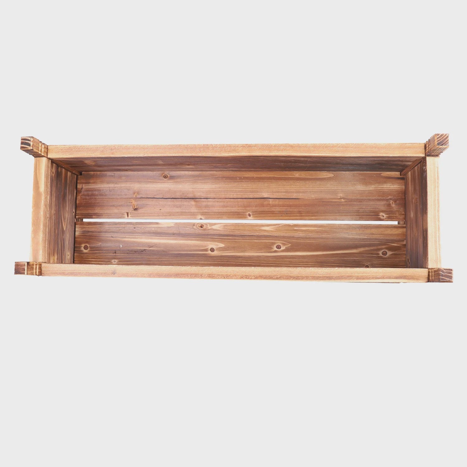 Stevige Houten Rechthoekige Bloembak Verhoogd Bed - 90cm