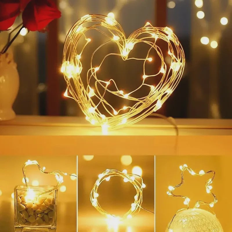 Waterproof LED Lichtketting - 1M t/m 10M - Feestelijke Decoratie voor Binnen & Buiten