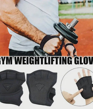 Fitness Handschoenen Halve Vinger met Polsondersteuning - Non-Slip Grip voor Gewichtheffen & Bodybuilding