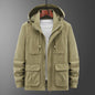 Herfst Winter Heren Casual Outdoor Jas met Capuchon - Plus Size