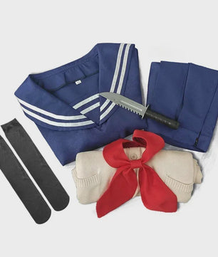 Himiko Toga Cosplay Outfit - My Hero Academia JK Uniform Set met Accessoires