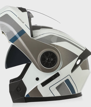 BLD Flip-Up Motorhelm Modulair ABS Dubbel Vizier DOT Goedgekeurd