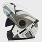 BLD Flip-Up Motorhelm Modulair ABS Dubbel Vizier DOT Goedgekeurd