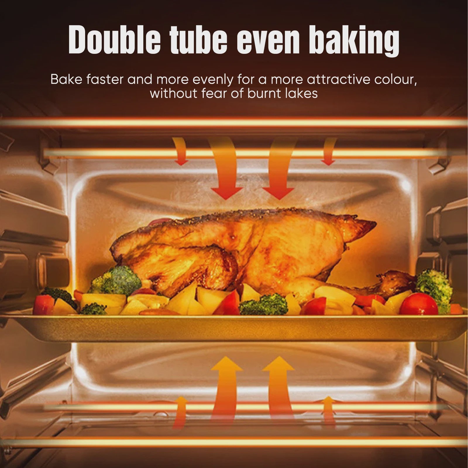 13L Mini Oven met Airfryer Functie - Multifunctioneel, 700W, 250°C, Timer tot 60 Min