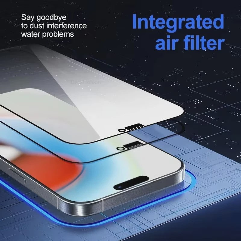 5x Screenprotector Glas voor iPhone 15 t/m 17 Serie - Ultra HD, Stofvrij & Makkelijk Installeren