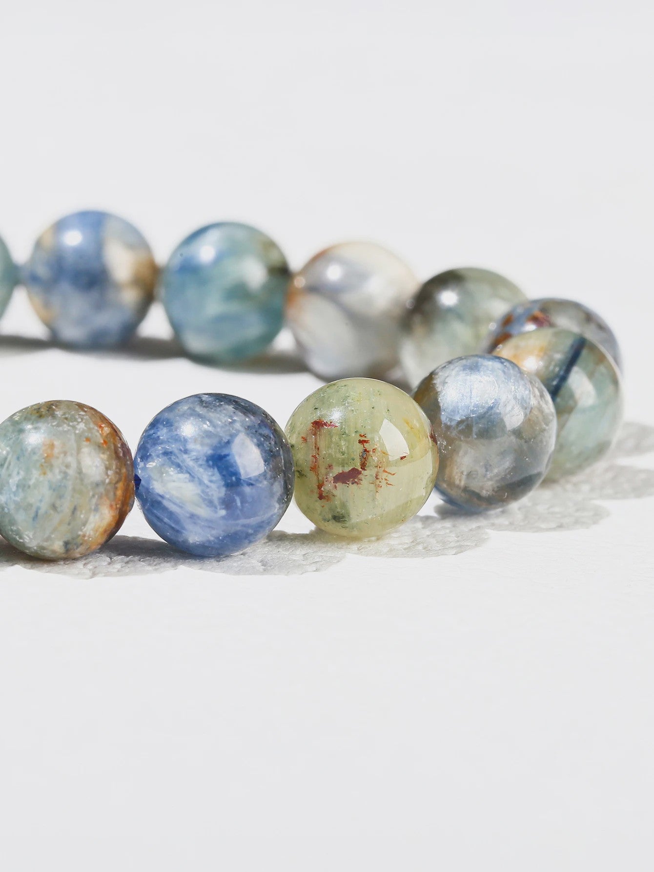 Natuurlijke Blauwe Kyanite Armband - Edelsteen Kralen uit Brazilië - Spirituele Cadeau