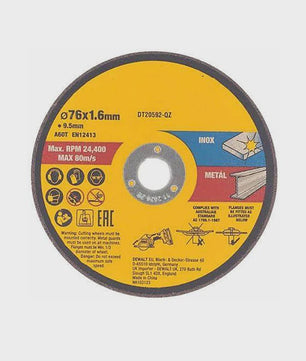 DEWALT 76mm INOX Metaal Zaagschijf - 3 Stuks (DT20592-QZ) - Voor Multimateriaal