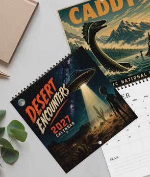 2027 Kalender: Mysterieuze Wezens & Buitenaardse Beschavingen - Jaarplanner